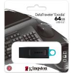 Pen Drive USB 3.2 64GB Kingston DataTraveler Exodia