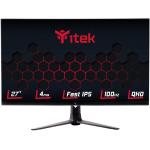 Monitor LED 27" iTek Taurus WQHD 2560x1440, IPS, 100Hz, 16:9, 4ms OD, 2xHDMI, DP, Speaker, HDR, G- Sync, FreeSync