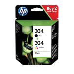 Cartuccia Originale HP 304 Nero e Colore