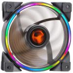 Ventola per case iTek TAURUS T-Ring ARGB - 12cm, RGB Addressable 5V 3pin, Dual Ring, PWM, Silenziosa