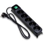 Multipresa Elettrica 5 posti Shuko Tecnoware Power Cleaner spina Schuko 16A ON/OFF