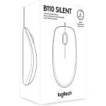 Mouse Logitech B110 USB Silent Pulsanti Silenziosi