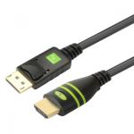 Cavo DisplayPort a HDMI 1 mt Techly