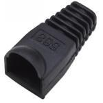 Copriconnettore per Plug RJ45 6.2mm Nero conf. 100pz