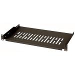 Mensola rack 2U 400mm nera