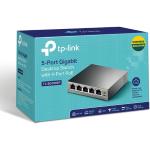 Switch LAN 5 Porte Gigabit 4 Porte PoE fino a 65W