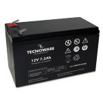 Batteria UPS gruppo di Continuità TECNOWARE 12V 7,2AH FASTON 6.3MM