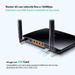Modem LTE Router Wireless  TP-Link TL-MR6400 V4 antenne staccabili