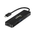 HUB USB TYPE-C 5 in 1 Tecnoware card reader hdmi