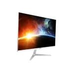 Monitor LED 27" Yashi Pioneer IPS Super Slim Multimediale 75Hz HDMI VGA USB C 1ms Bianco