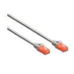 Cavo di rete Lan Patch RAME LSZH Cat.6 UTP 1mt Grigio
