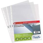 Buste a foratura universale trasparenti - 50 Buste Liscio 22x30 - Favorit portadocumenti