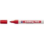Marcatore a vernice Edding 750 punta tonda 2-4mm Rosso
