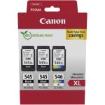 Cartuccia Originale Canon multipack PG-545XL 546XL 2 Nero e 1 colore