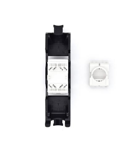 Presa Frutto Keystone RJ45 Cat.6 UTP Toolless  Nero