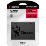 SSD 2.5" 240GB Kingston A400 Scrittura 350Mbs Lettura 500Mbs 
