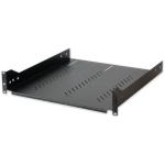 Mensola rack 2U prof. 600mm nera