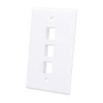 Placca Porta Frutti 3 Posti Mod.503 Bianco
