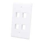 Placca Porta Frutti 4 Posti Mod.503 Bianco