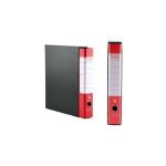 Registratori Nero& dorso 5 h. 35 Rosso