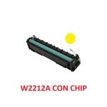 Toner Compatibile HP W2212A 207A 1250 pagine Giallo con chip