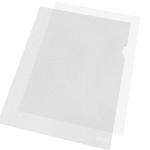 Cartelline a L aperte su due lati in polietilene - 50 pezzi Liscia Trasparente 22x30 - Esselte