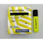 Evidenziatori Royal Office Highlighters Giallo Fluo  