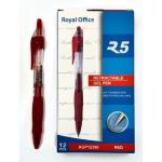 Penna Gel Royal Office R5 0.7 Rosso