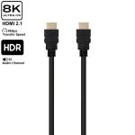 Cavo HDMI High Speed con Ethernet 8K@60hrz 3 mt Nero
