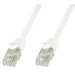 Cavo di rete Lan Patch CCA Cat.6 UTP 0.25mt Bianco 
