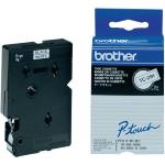 Brother Nastro TC-291 / TC291 Nero su Bianco 9MM