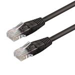 Cavo di rete Lan Patch RAME Cat.6 UTP 0.50 mt Nero
