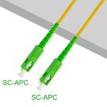 Cavo Fibra Ottica Monomodale OS2 SC/APC a SC/APC 9/125 G657.A2 1m
