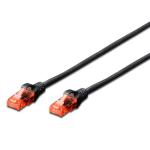 Cavo di rete LAN Patch CCA Cat.6 UTP 2mt Nero