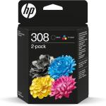 Cartuccia Originale HP 308 Nero e Colore 120 pagine