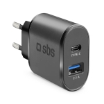 Travel charger 1 USB 2.1A + Type C output 2.1 A