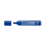 Marker Tratto Punta Scalpello Blu 