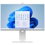 Computer AIO Yashi 24" Intel i5-11400 Ram 8Gb SSD 512Gb Windows 11 Pro Bianco Tastiera e Mouse Pivot