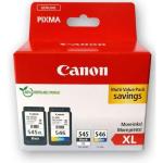 Cartuccia Originale Canon PG-545XL CL-546 Multipack colore normale e nero XL