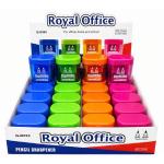 Temperamatite con serbatoio plastica 2 fori colori assortiti Royal office