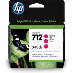 Cartuccia Originale HP 712 Magenta conf. 3 cartucce