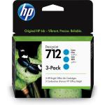 Cartuccia Originale HP 712 Ciano conf. 3 cartucce