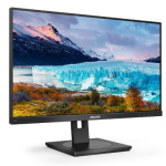 Monitor LED 23.8" 24" Philips IPS VGA DVI HDMI DP Regolabile in altezza