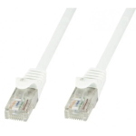 Cavo di rete Lan Patch CCA Cat.6 UTP 0.50 mt Bianco